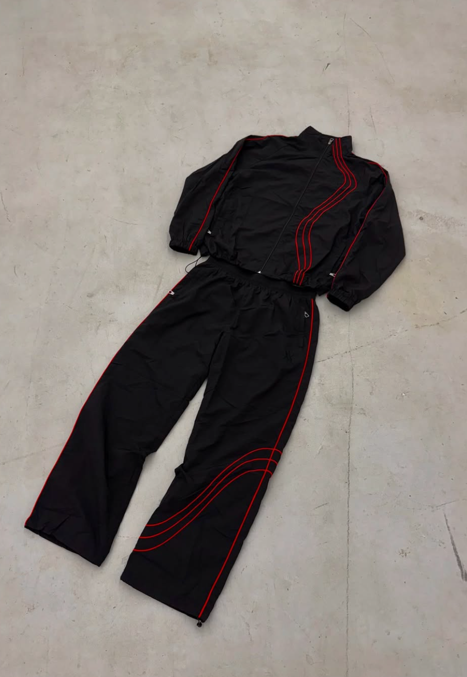 Tracksuit HAST Black and Red